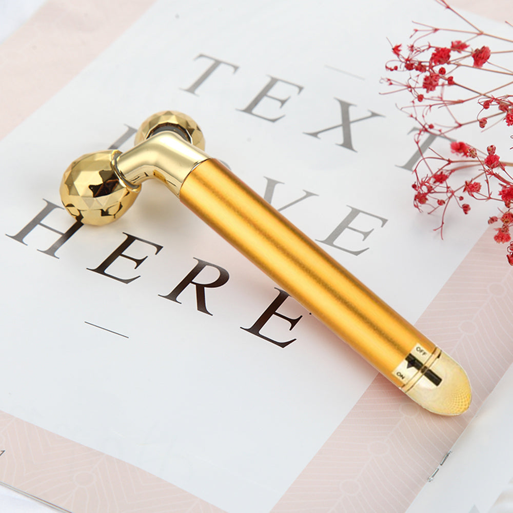 24K Gold Microcurrent Facial Massage Roller