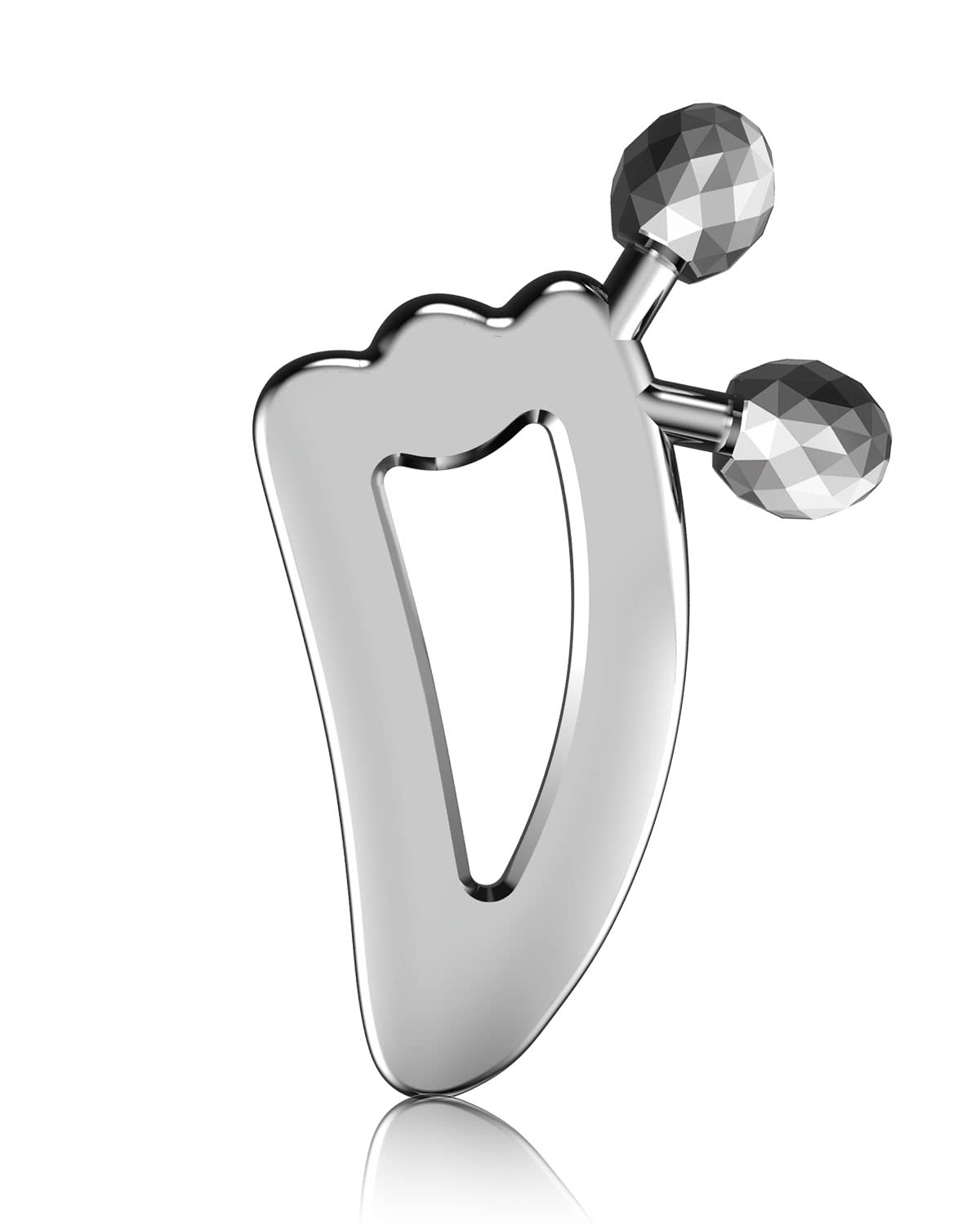 Metal Gua Sha Roller, Gua Sha Facial Tools Stone for Facial Body Skin SPA Therapy, Guasha Face Massage Roller Tool for Face