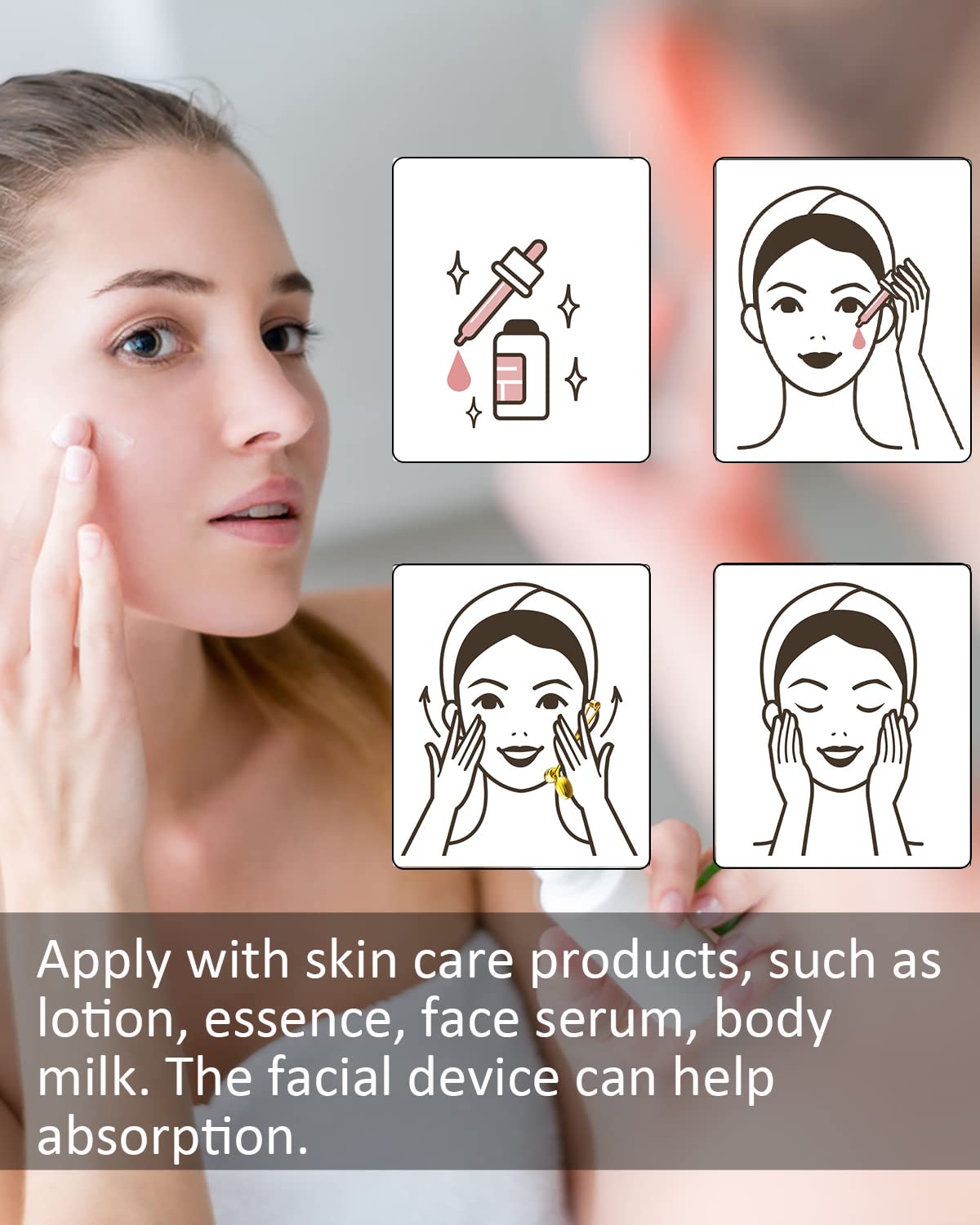 Metal Gua Sha Roller, Gua Sha Facial Tools Stone for Facial Body Skin SPA Therapy, Guasha Face Massage Roller Tool for Face